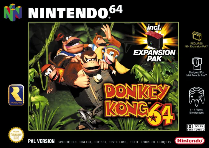 converture de Donkey Kong 64