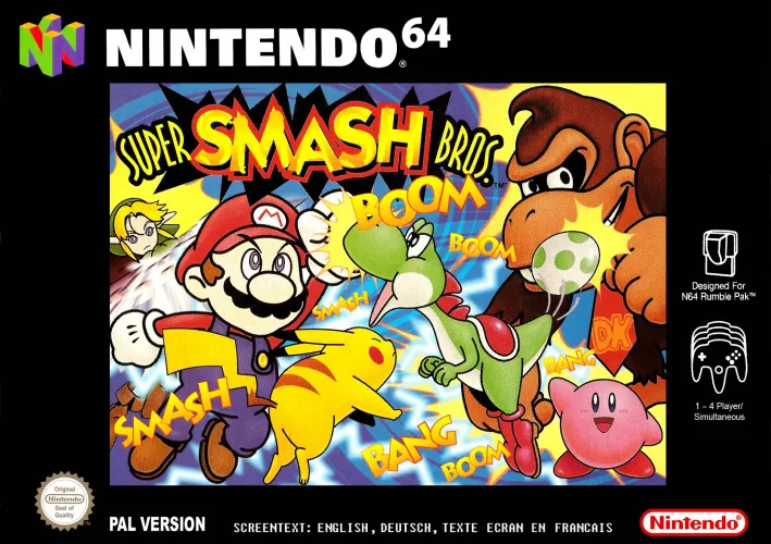 converture de Super Smash Bros.