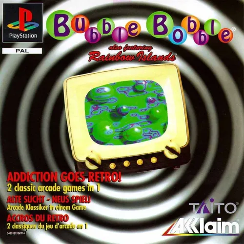 converture de Bubble Bobble Featuring Rainbow Islands
