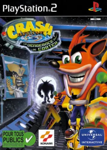 converture de Crash Bandicoot la vengeance de Cortex