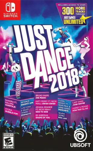 converture de Just Dance 2018