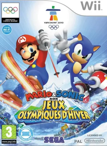 converture de Mario et Sonic au J.O d'hiver
